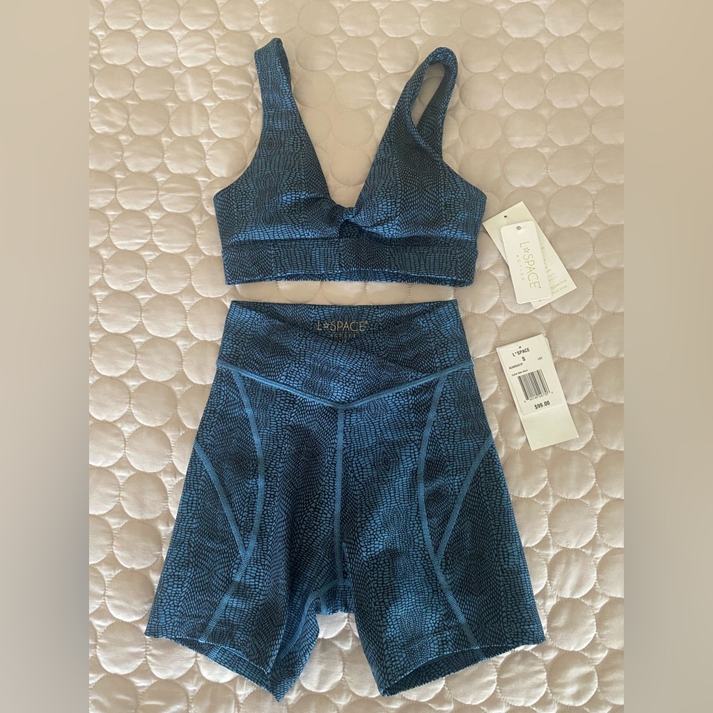 L*SPACE Carter Bike Short in Let’s Croc About It